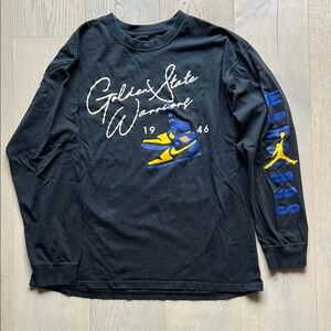 Jordan x Golden State Warriors Long Sleeve Shirt